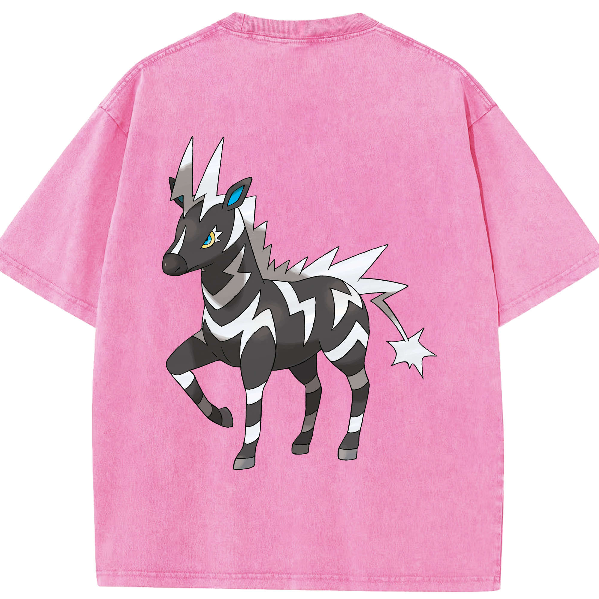 （画像用） ポケットモンスター Pokémon 綿100% ヴィンテージ風 半袖Tシャツ（背面プリント）